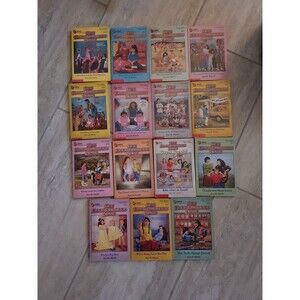 Lot of 15 Vintage Babysitters Club Series Books - 1986, 1987, 1988, 1989, 1990